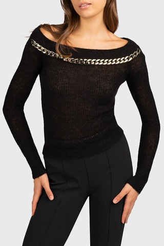 Pull en alpaga - Noir