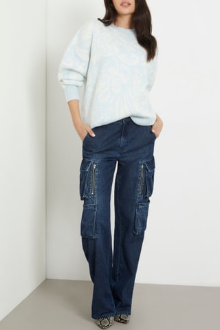 Pull Stasia - Ciel et blanc