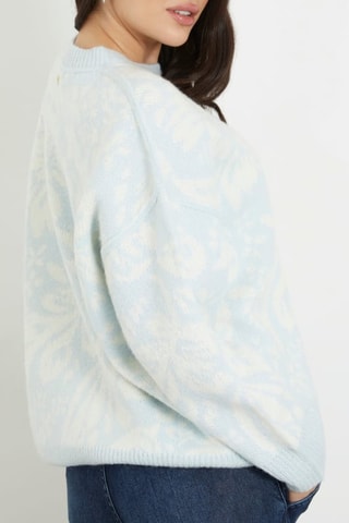 Pull Stasia - Ciel et blanc