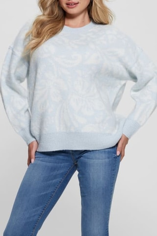 Pull Stasia - Ciel et blanc