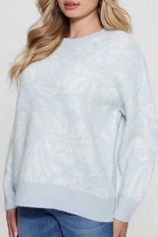 Pull Stasia - Ciel et blanc