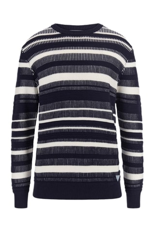 Pull Grover - Bleu nuit et blanc