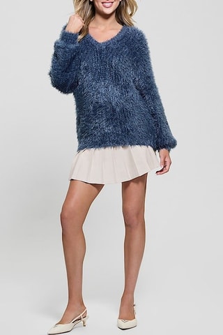 Pull Natsumi - Bleu cobalt