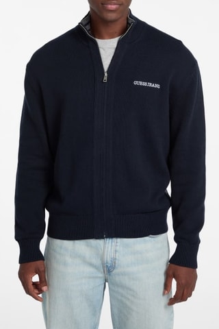 Casaco de malha - Azul-marinho