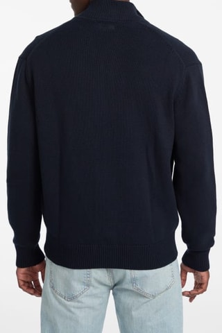 Casaco de malha - Azul-marinho