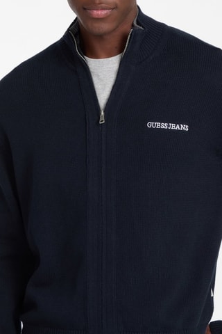 Casaco de malha - Azul-marinho