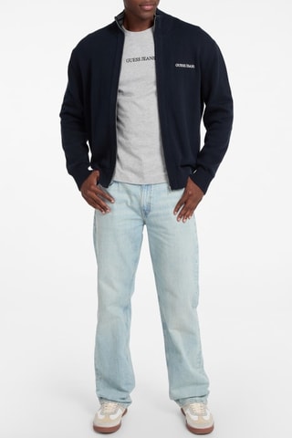 Casaco de malha - Azul-marinho