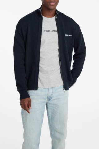 Casaco de malha - Azul-marinho