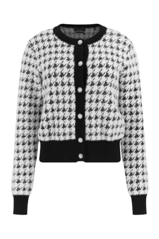 Gilet Violet - Blanc et noir