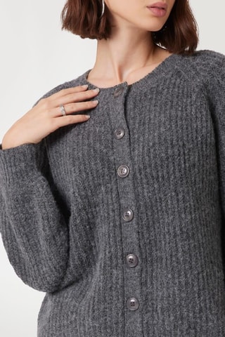 Cárdigan Rosalie - Gris oscuro jaspeado