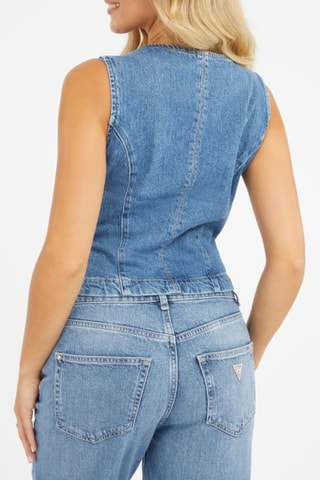 Chaleco vaquero Kora - Azul claro