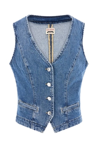 Chaleco vaquero Kora - Azul claro