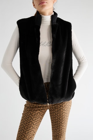 Chaleco reversible Marilene - Negro