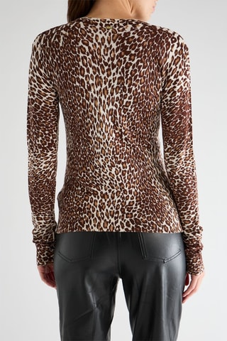 Gilet Keren - Marron et écru