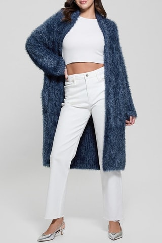 Gilet long Nori - Bleu cobalt