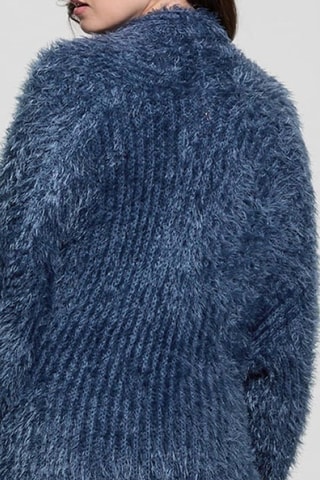 Gilet long Nori - Bleu cobalt