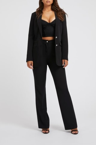 Pantalón regular fit - Negro