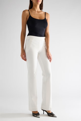 Pantalon taille haute Sally - Blanc
