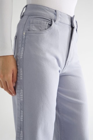 Broek Straight Hoge Taille Provence - Lichtgrijs