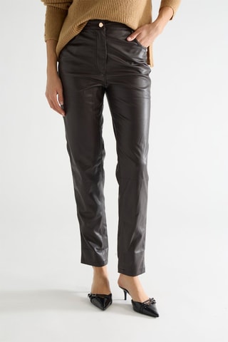 Treggings de tiro alto Lorella - Negro