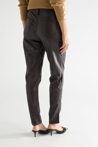 Treggings de tiro alto Lorella - Negro