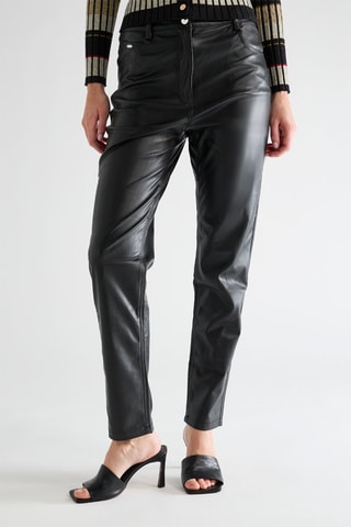 Treggings de tiro alto Lorella - Negro