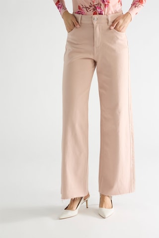 Broek Straight Hoge Taille Dust - Roze