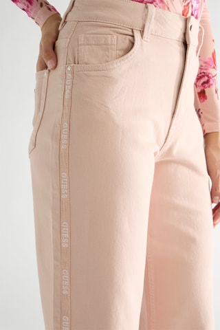 Broek Straight Hoge Taille Dust - Roze
