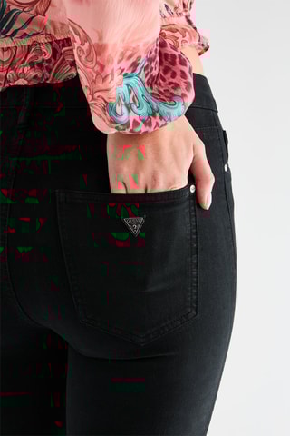 Pantalón skinny fit de tiro alto Tama - Negro