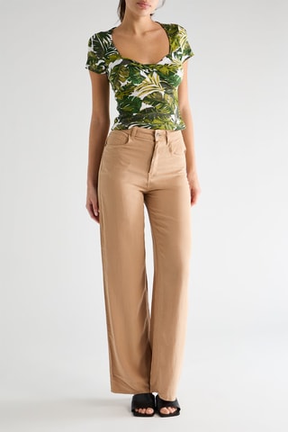 Pantalon palazzo Flavia - Taupe