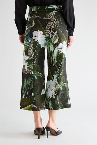 Pantalon regular en lin Kipton - Vert clair