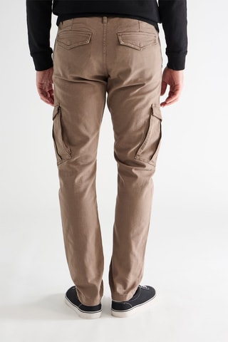Pantalon cargo slim - Taupe