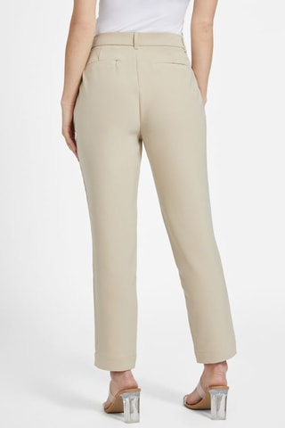 Pantalon regular 7/8 - Beige