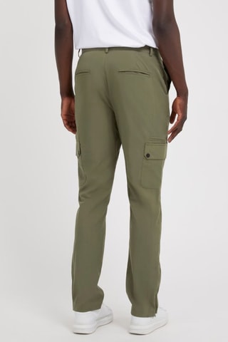 Pantalon cargo - Vert olive