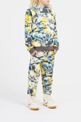 Pantaloni sportivi tie and dye - Giallo e nero