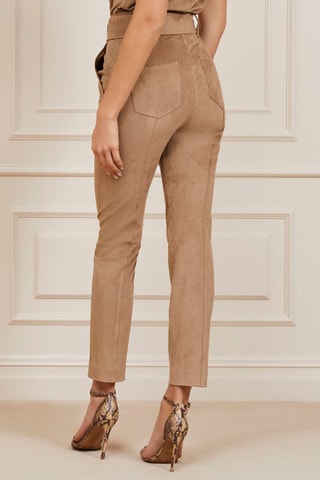 Pantalón regular fit - Beige