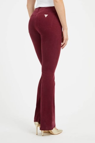 Pantalón flare - Burdeos