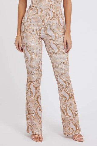 Pantalon regular - Beige