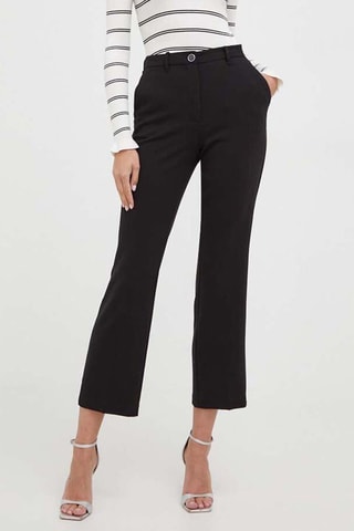 Pantalón recto 7/8 - Negro