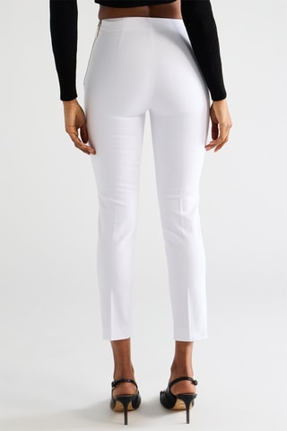 Pantalon 7/8 taille haute - Blanc
