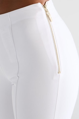 Pantalon 7/8 taille haute - Blanc