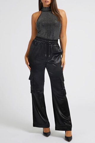 Pantalón cargo - Negro