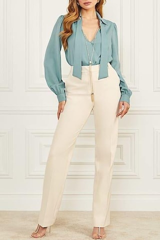 Pantalon taille haute Jenny - Ecu