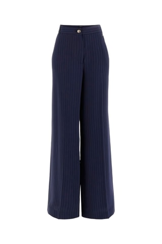 Pantalón wide leg de tiro alto Sidney - Azul marino