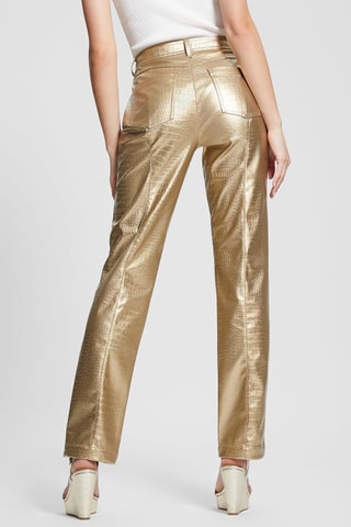 Pantalón regular fit Ambra - Dorado