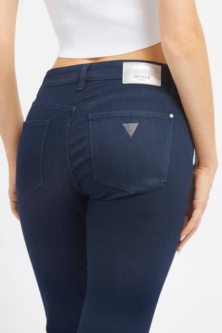 Vaquero skinny fit de tiro alto - Azul marino