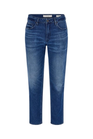 Jean regular en lin - Bleu