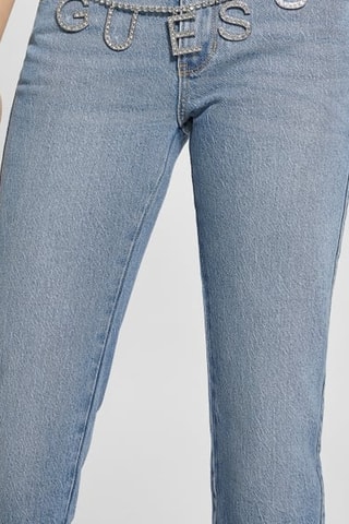 Calças de ganga straight Elysian - Azul-claro