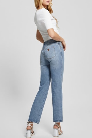 Calças de ganga straight Elysian - Azul-claro