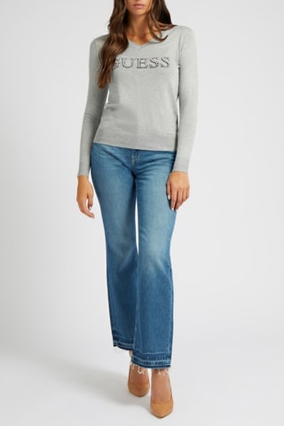 Calças de ganga direitas - Azul-marinho